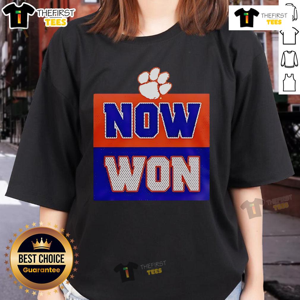 Official Dabo Swinney Tigers 2025 Ladies Tee showcasing team colors and logo, perfect for fans and supporters.
