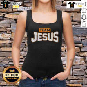 Official Peyton Lewis Team Jesus Tank Top featuring bold design and vibrant colors, perfect for summer outings and faith events.