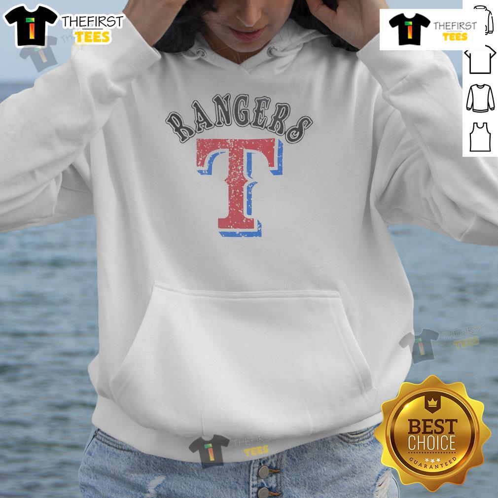 Official Texas Rangers Rebel Athletics Logo Hoodie featuring team colors and stylish design for fans.
