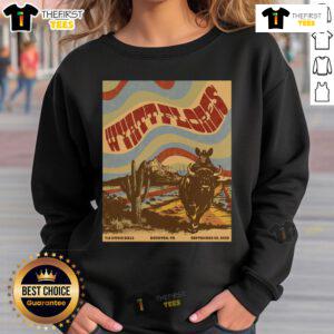 Official Wyatt Flores 713 Music Hall Houston Texas September 20, 2025 concert poster on a stylish sweatshirt.