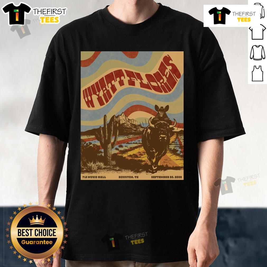 Official Wyatt Flores 713 Music Hall poster t-shirt from the Houston, Texas concert on September 20, 2025.