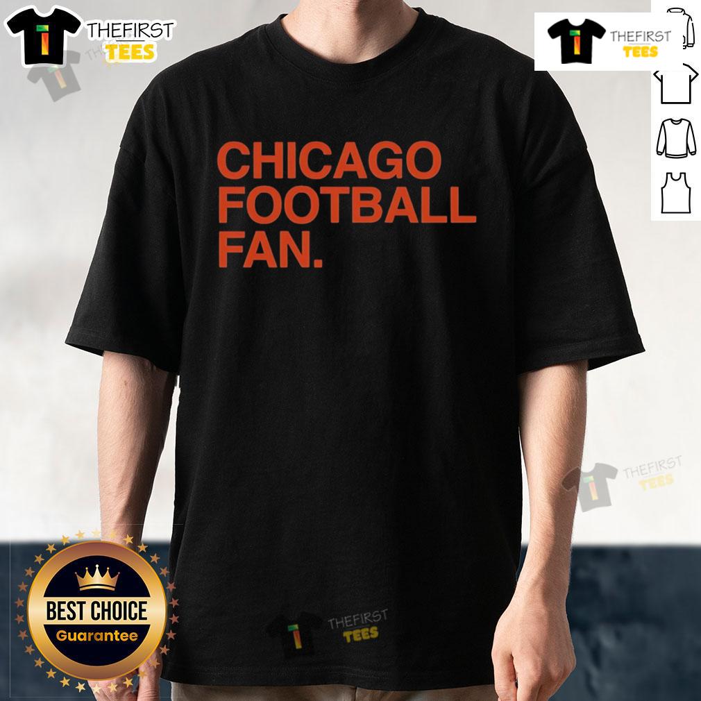 Good Chicago Football Fan wearing a Chicago Bears T-Shirt, showing team spirit and pride in a vibrant design.