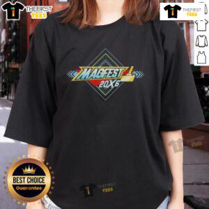 Good Super MAGFest 2026 logo on a stylish ladies tee, perfect for gaming enthusiasts and festival attendees.