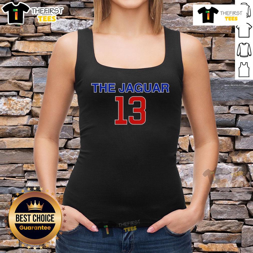 Good The Jaguar 13 tank top featuring a vibrant graphic design, perfect for casual wear and showcasing your style.