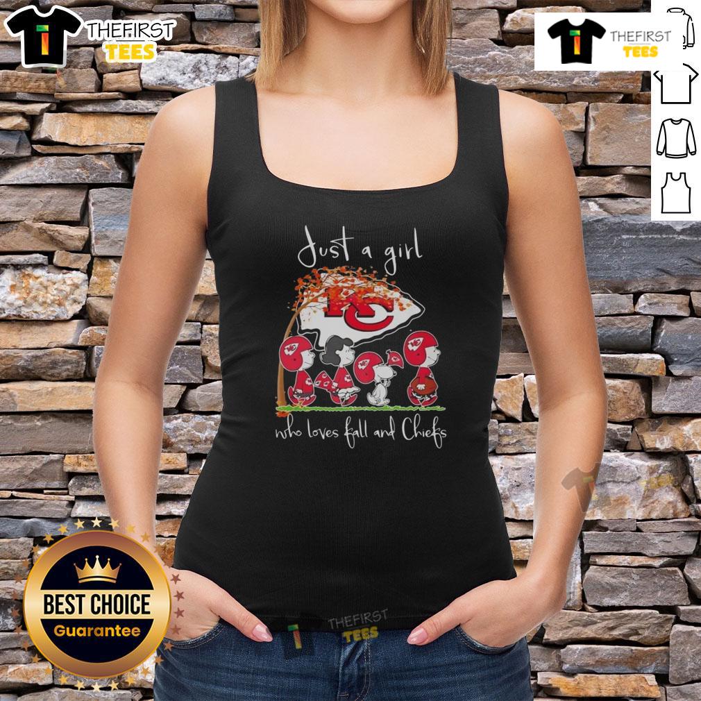 Hot Snoopy and friend in Kansas City Chiefs tank top, perfect for fall football lovers.