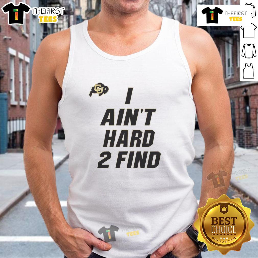 Stylish Nice Deion Sanders 'I Ain't Hard 2 Find' tank top, perfect for fans looking for trendy sports apparel.