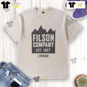 Nice Junya Watanabe Man x Filson Company Est 1897 washed t-shirt in a stylish, casual design with a relaxed fit.