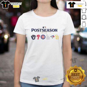 2025 Ladies Tee featuring Nice Postseason Major League Baseball design, perfect for fans and stylish comfort.