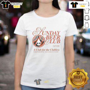 Alt Text: Rhinegeist Sunday Beer Club Cincinnati Jungle Cat Division ladies tee featuring vibrant design and playful graphics.