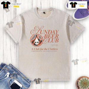 Nice Rhinegeist Sunday Beer Club shirt from Cincinnati's Jungle Cat Division featuring a vibrant design and relaxed fit.