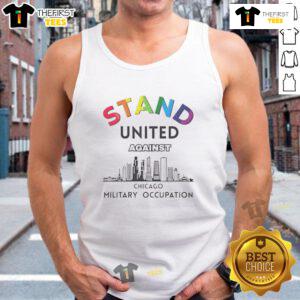 Nice Stand United Against Chicago tank top featuring bold graphics and a stylish design for fans and supporters.