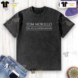 Nice Tom Morello The Atlas Underground washed T-shirt featuring vibrant graphics and a comfortable fit for music fans.