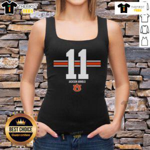Official Auburn Tigers Football Jackson Arnold Stripe Tank Top in team colors, perfect for game day or casual wear.
