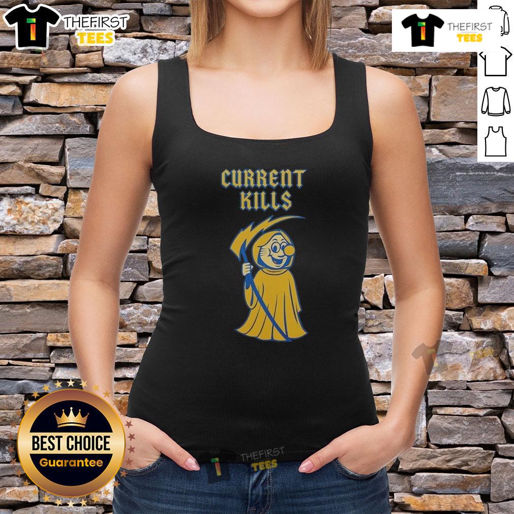 Official IBEW 48 Current Kills tank top featuring logo and design, perfect for electrical union supporters.
