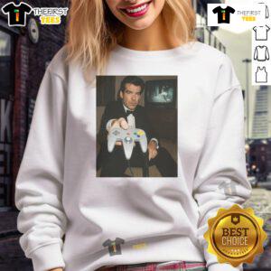 Alt Text: Official Pierce Brosnan Your Turn Sweatshirt featuring a stylish design, perfect for fans and casual wear.