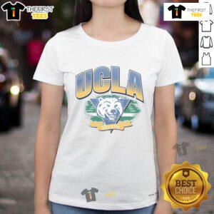 Original UCLA Bruins Arena Fade Ladies Tee featuring a stylish design for women's casual wear and team spirit.