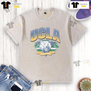 Original UCLA Bruins Arena Fade Washed T-Shirt featuring vintage logo and soft fabric, perfect for game day and casual wear.