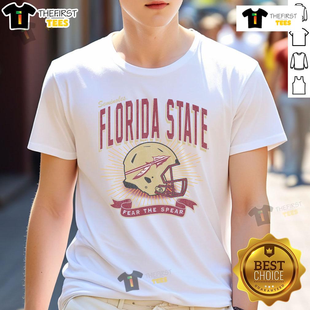 Alt Text: Premium Florida State Seminoles Prime Play T-Shirt featuring team colors and logo, perfect for fans and game day wear.