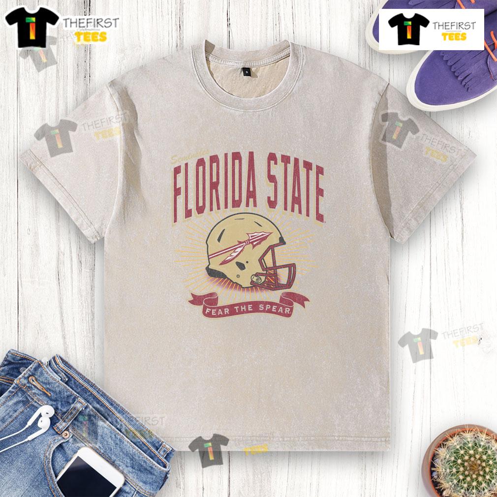 Premium Florida State Seminoles Prime Play Washed T-Shirt in garnet, perfect for fans showing team spirit.