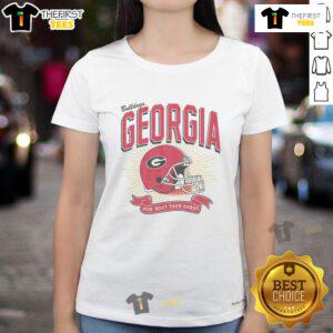 Premium Georgia Bulldogs Prime Play Ladies Tee featuring vibrant team colors and logo, perfect for game day or casual wear.