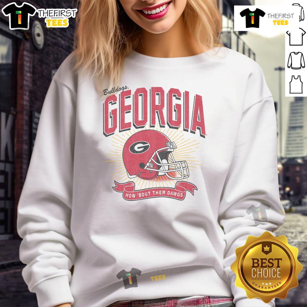Premium Georgia Bulldogs Prime Play Sweatshirt in black, featuring team logo and stylish design for fans.