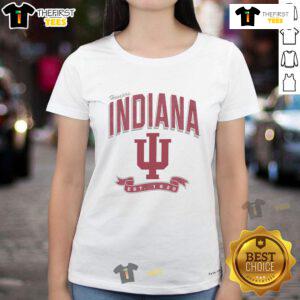 Premium Indiana Hoosiers Prime Play Ladies Tee in vibrant red, showcasing team spirit and stylish comfort for fans.