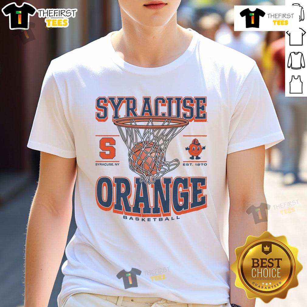 Premium Syracuse Orange Game Time T-Shirt featuring vibrant team colors and logo, perfect for game day attire.