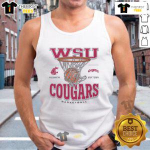 Premium Washington State Cougars Game Time tank top featuring team colors and logo, perfect for game day attire.