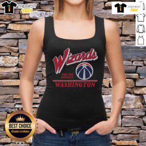 Premium Washington Wizards Fly By Vintage Tank Top featuring classic design and team colors, perfect for fans and summer wear.