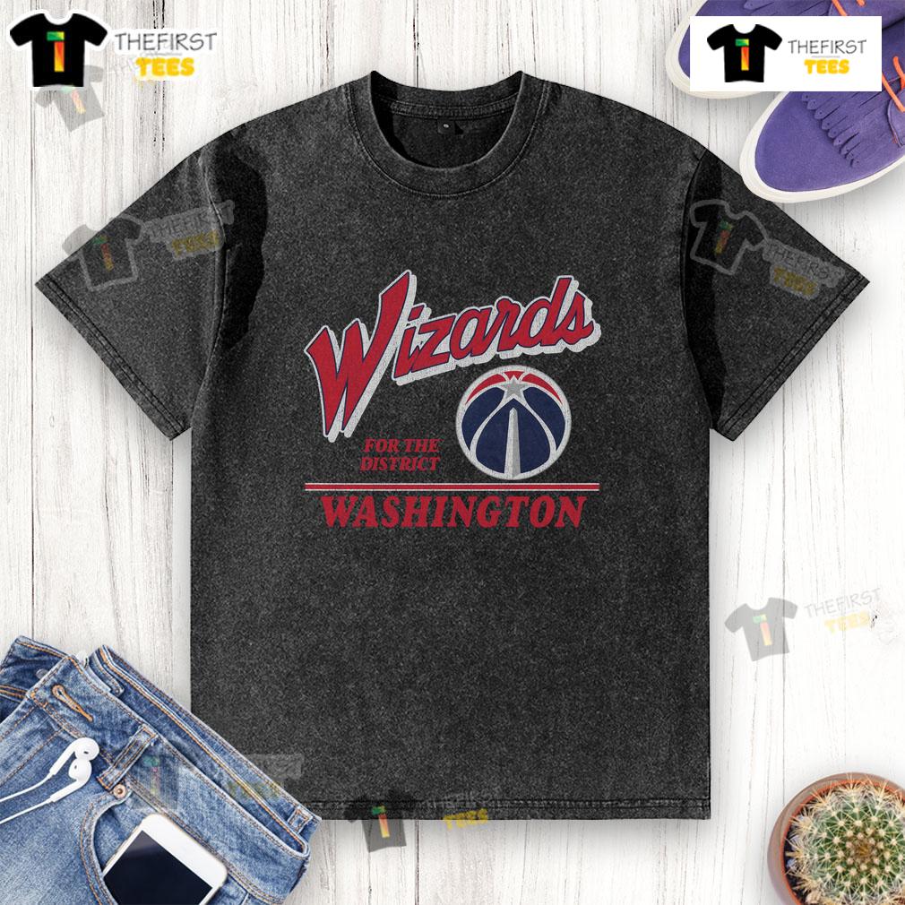 Premium Washington Wizards Fly By Vintage Washed T-Shirt featuring a classic design for fans and collectors.
