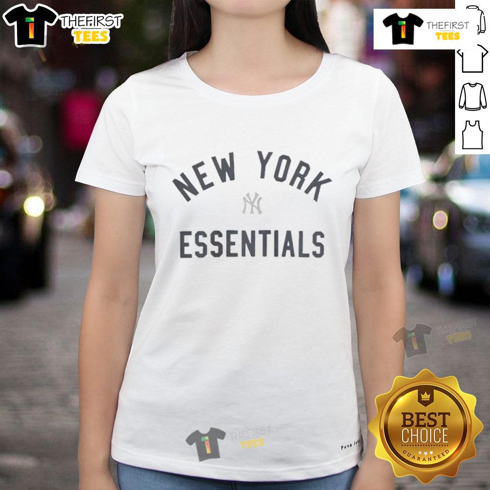 Pretty CC Sabathia New York Essentials Ladies Tee in stylish design and comfortable fabric for fans and fashion lovers.