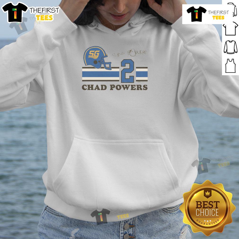 Pretty Chad Powers signature jersey hoodie featuring a stylish design and vibrant colors, perfect for fans and collectors.