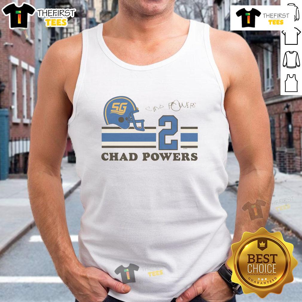 Pretty Chad Powers signature jersey tank top in vibrant colors, perfect for sports fans and casual wear enthusiasts.