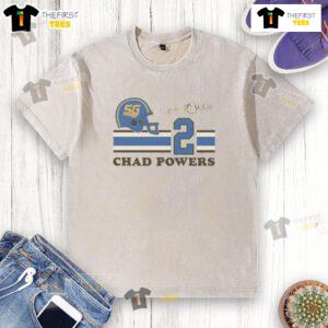 Pretty Chad Powers signature jersey washed t-shirt featuring a unique design and comfortable fit for casual wear.