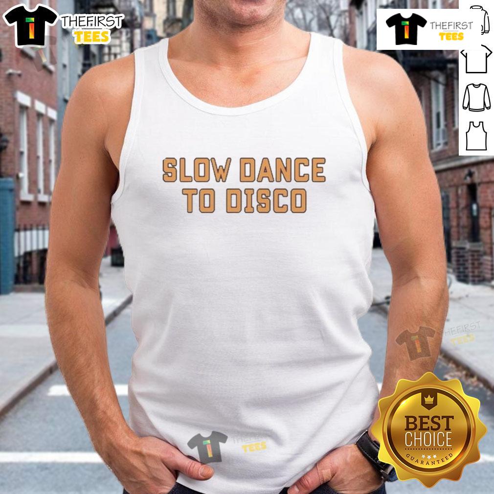 Pretty Joseph in a stylish slow dance wearing a disco tank top, showcasing vibrant colors and retro vibes.