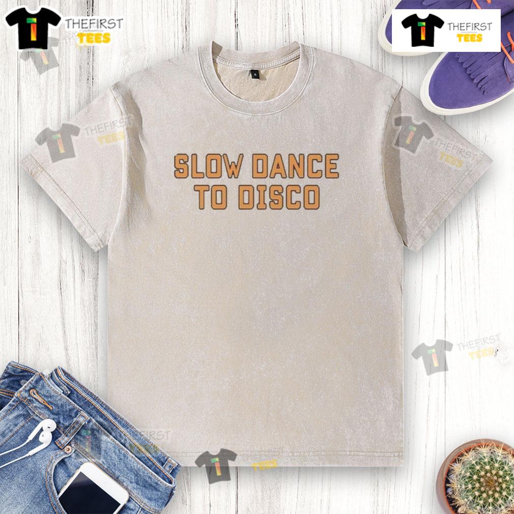 Pretty Joseph slow dance to disco washed t-shirt in vibrant colors, perfect for casual outings and dance parties.