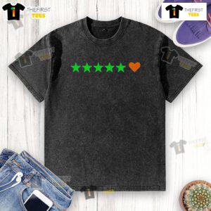Alt Text: Pretty Letterboxd stars heart washed t-shirt featuring a stylish design perfect for casual wear.