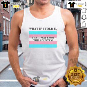 Alt Text: LGBTQ pride tank top featuring a vibrant country pride flag design, perfect for celebrating identity and inclusivity.
