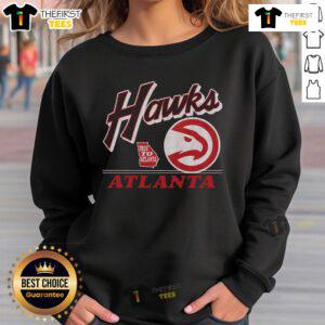 Top Atlanta Hawks Fly By vintage sweatshirt showcasing classic design and team spirit, perfect for fans and collectors.