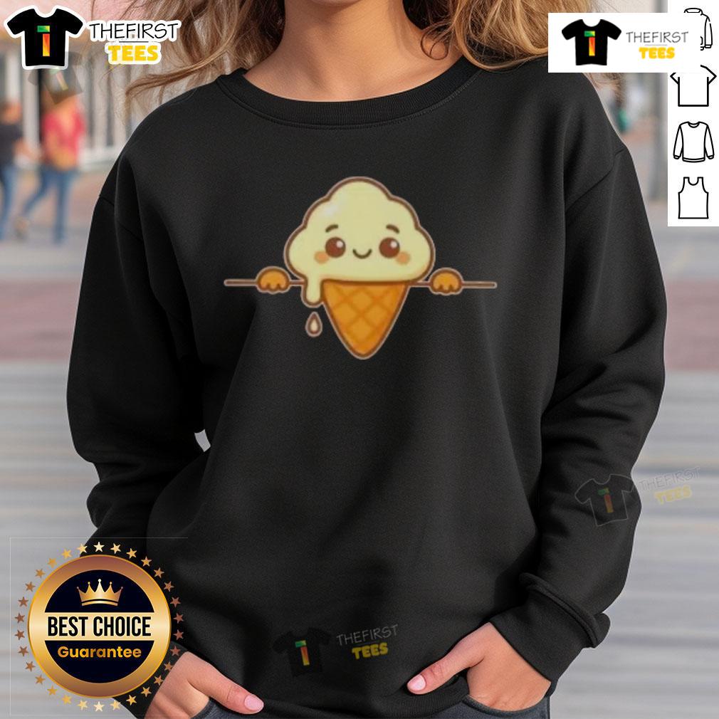 Cozy 'Top Foodism Therapy' sweatshirt designed to make your problems melt away with comfort and style.