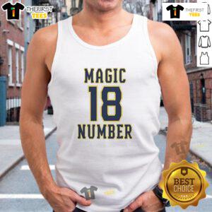 Top Milwaukee Brewers MLB Magic Number 18 tank top, featuring team colors and logo, perfect for fans and summer wear.