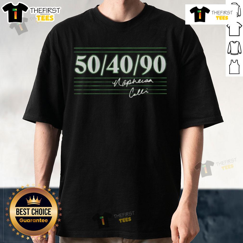 Alt Text: Top Minnesota Napheesa Collier 50-40-90 Signature T-Shirt showcasing player pride and stylish design.