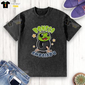Funny Brainrot Boneca Ambalabu washed t-shirt featuring a playful graphic design and vibrant colors.