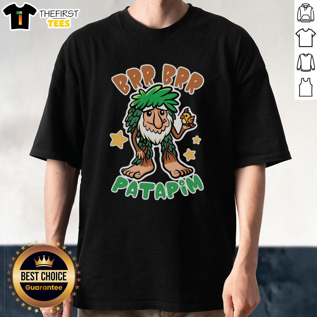 Funny Brainrot Brr Brr Patapim T-Shirt featuring a quirky graphic design and playful text for humor lovers.