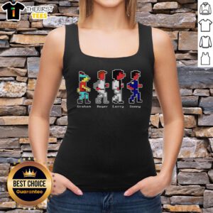 Nice Graham Roger Larry and Sonny tank top featuring vibrant colors and trendy design, perfect for casual summer wear.