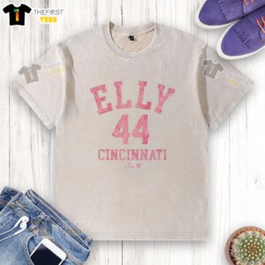 Premium Elly De La Cruz October Washed T-Shirt in soft cotton, featuring a stylish design perfect for casual wear.