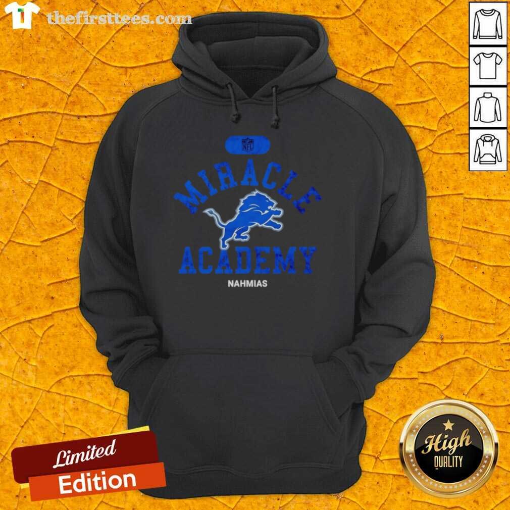 Premium NFL Detroit Lions Miracle Academy Nahmias hoodie featuring team logo and stylish design for fans.