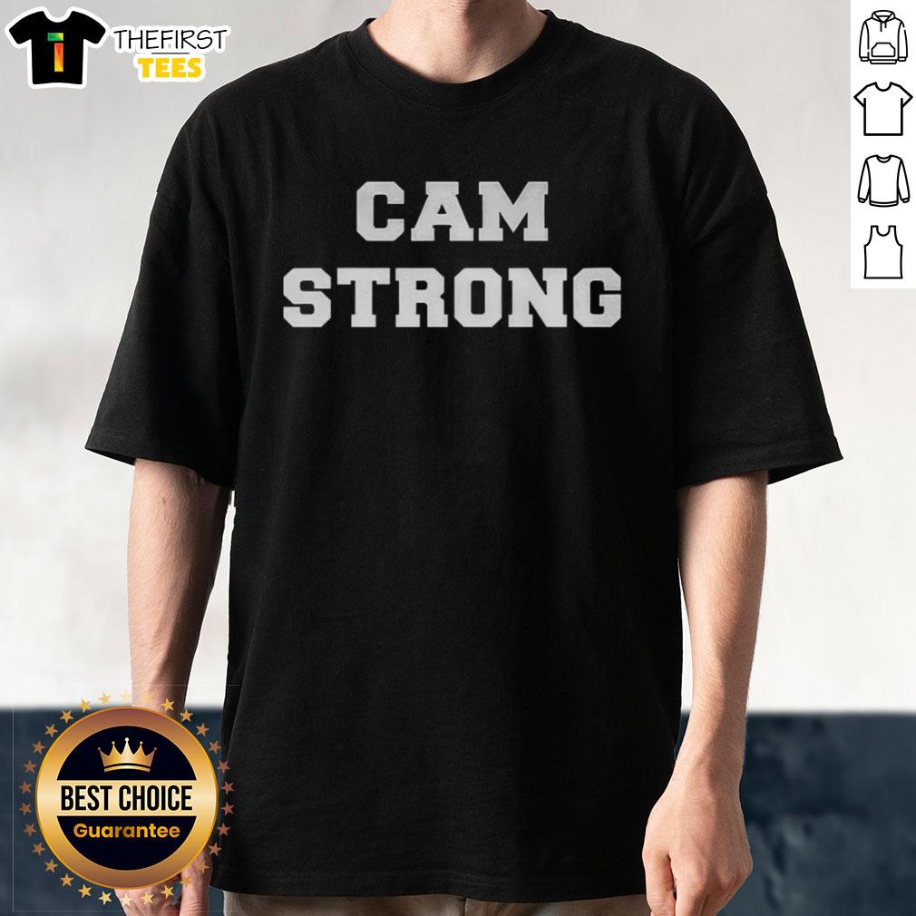 Pretty Montour returns to the Kraken wearing a Cam Strong T-shirt, showcasing team spirit and style.
