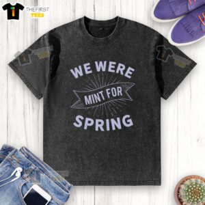 Alt Text: Pretty We Were Limit for Spring washed t-shirt in pastel colors, perfect for casual spring outfits.