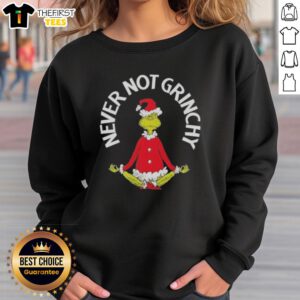 Cozy Top Dr. Seuss The Grinch Christmas sweatshirt featuring a festive design, perfect for holiday cheer and Grinch lovers.